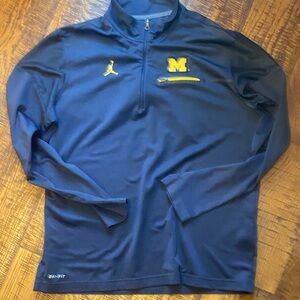 Jordan Michigan quarter zip, Men’s large